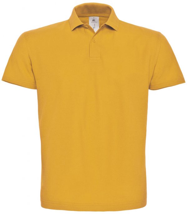 B&C 100% Cotton Men's Polo Shirt - Chili Gold