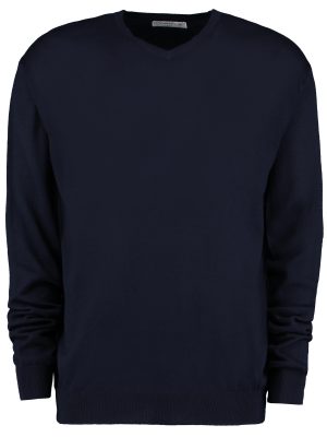 Men's cotton blend jumper customised with company logo