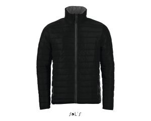 Men's Light Padded Ride Jacket (Sol's) - Black