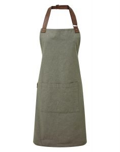 Apron with logo