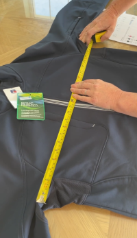 how to measure for jackets using measurement tape and half chest formula
