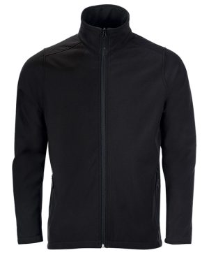 Race SoftShell Men's Jacket full zip with pockets in navy or black