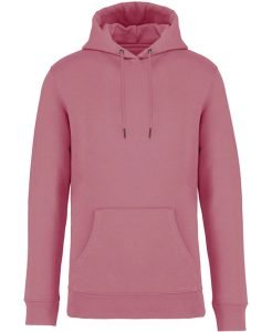 Unisex Heavyweight Hooded Sweatshirt from Native Spirit in 35 colours, drawstrings and front pockets in a Brushed back fleece. Drop shoulder style. Straight fit. Lined hood with self colour drawcord. Recycled metal eyelets and drawcord tips.