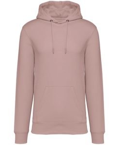 Unisex Heavyweight Hooded Sweatshirt from Native Spirit in 35 colours, drawstrings and front pockets in a Brushed back fleece. Drop shoulder style. Straight fit. Lined hood with self colour drawcord. Recycled metal eyelets and drawcord tips.