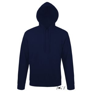 Unisex Heavyweight Hooded Sweatshirt from Native Spirit in 35 colours, drawstrings and front pockets in a Brushed back fleece. Drop shoulder style. Straight fit. Lined hood with self colour drawcord. Recycled metal eyelets and drawcord tips.