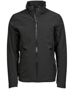An all weather jacket high stylish collar, elasticated hem and cuffs, and practical length create a sharp, professional look. Spacious front pockets with warm lining, a chest pocket and inner pocket keep essentials secure.