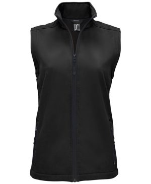 Race Softshell Ladies Bodywarmer with two pockets in a softshell