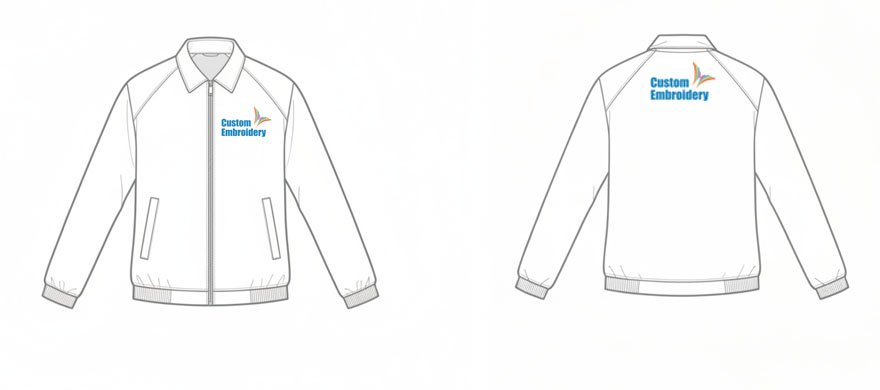 Logo placement options