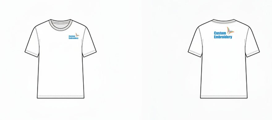 Logo placement options