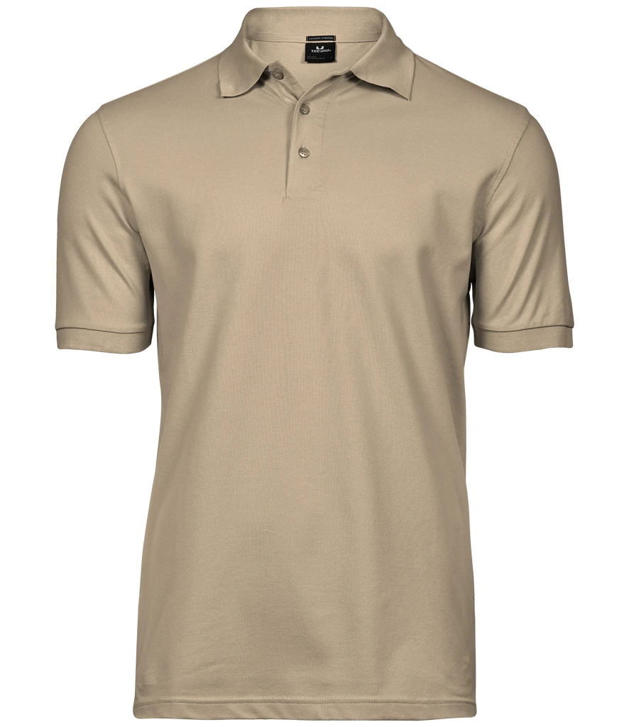 Mens Luxury Stretch Piqué Polo Shirt - TeeJays