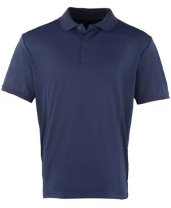 Men's classic polo shirt with buttons on front