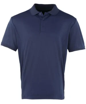 Men's classic polo shirt with buttons on front