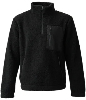 heavy fleece quarter zip